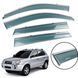 Дефлектор вікна для Hyundai Tucson I 2004-2014 з нерж. хром полоскою 00-00014129 фото 1