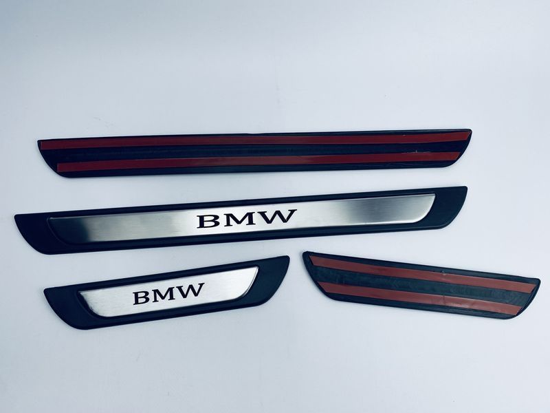 Накладки на пороги для BMW Series 5 E60 / E61 2003+ (хром-пласт) TAN24 00-00014073/2 фото