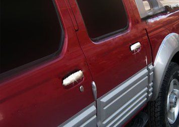 Nissan NP300 1999-2015 Накладки на ручки (2 шт., нерж) ddd1054 фото