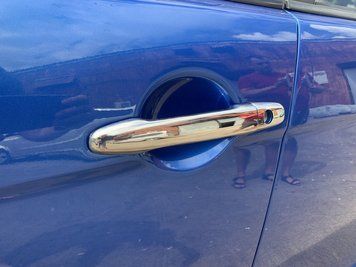 Mitsubishi ASX 2010-2023 Накладки на ручки (4 шт., нерж.) Carmos - Турецька сталь (під чіп) car100128/2 фото