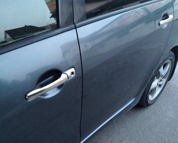 Mitsubishi Grandis 2003-2011 Накладки на ручки (4 шт., нерж.) Carmos - Турецька сталь car100126/2 фото