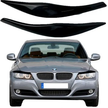 Вії на фари на Renault Sandero 2008 клей 204908 фото