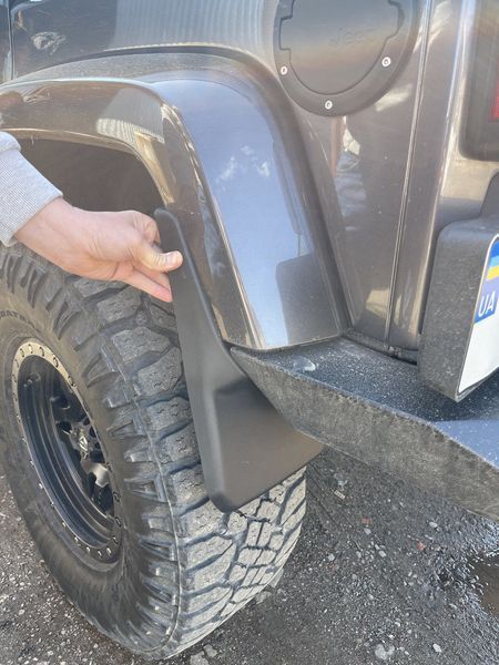 Бризковики Jeep Wrangler 2007-2017 (повний кт 4шт) MF.GJWR07 фото