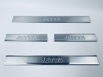 Накладки на пороги Volkswagen Jetta 2011-2014 4шт (TAN24) 00-00011154 фото