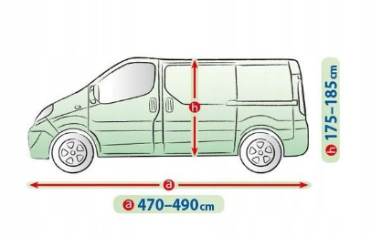 Чехол-тент на Renault Trafic II (L 480 VAN) 5-4153-248-3020/174 фото
