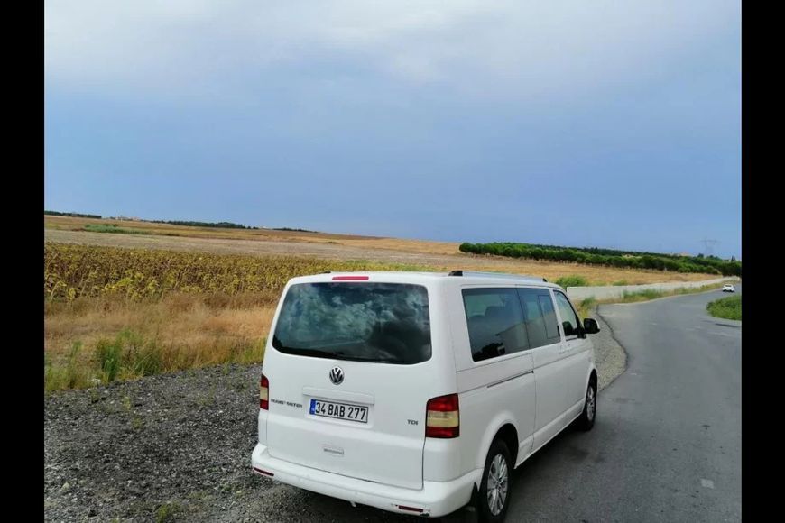 Інтегровані рейлінги (хром) Коротка база Volkswagen T5 Transporter 2003-2010 рр. dd71513/3 фото