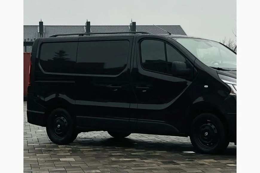 Рейлінги чорні Довга база, пластикові ніжки Nissan NV300/Primastar 2016-рр. hpb199/1 фото