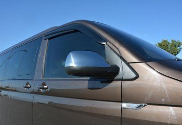 Volkswagen T5 2010-2015 Накладки на дзеркала (2 шт, нержавіюча сталь) OmsaLine - Італійська нержавійка 7530111 фото