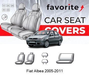 Чохли модельні Fiat Albea 2005-2011 (седан) FAVFI03 фото