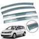 Дефлектор вікна для Volkswagen Sharan 2010+ 5D з нерж. хром полоскою 00-00014209 фото 1