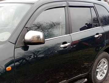 Chery Tiggo 2005-2010 Накладка на дзеркала (2 шт.) Carmos - Турецька сталь car1123 фото