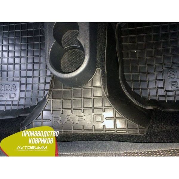 Автомобільні килимки в салон для Skoda Rapid AG11359 фото
