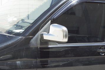 Volkswagen Caddy 2004-2010 Накладки на дзеркала Сірий мат (2 шт) 7522111s/1 фото