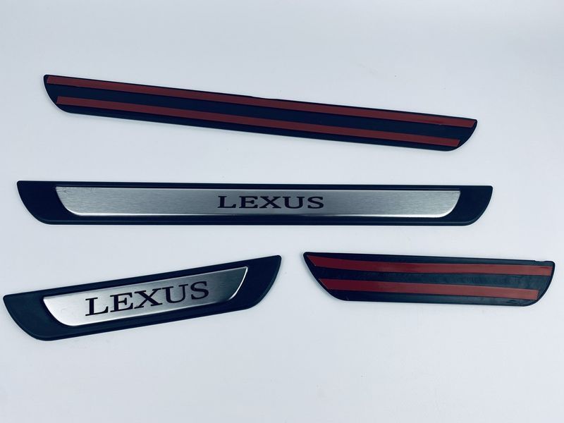 Накладки на пороги для Lexus LS 2000-2006 (хром-пласт) TAN24 00-00014077/15 фото