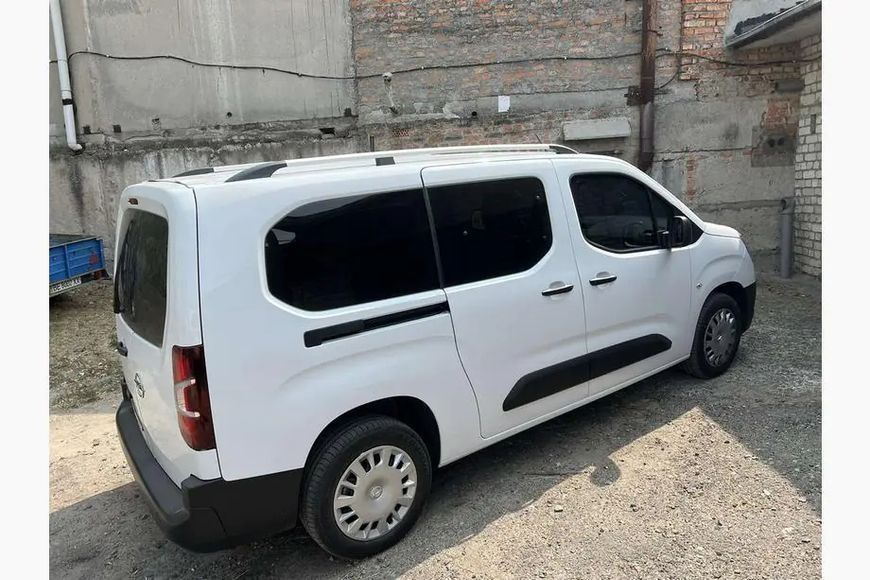 Рейлінги OmsaLine Solid (2 шт, сірі) коротка база Peugeot Partner/Rifter 2019- рр. 5732933/3 фото