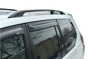 Рейлінги Чорні турецькі Металеві ніжки Toyota Land Cruiser Prado 120 met060/1 фото