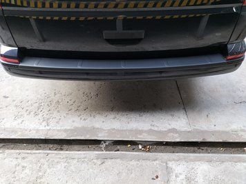 Volkswagen T6 З 2015 року Накладка на задній бампер EuroCap (1 двері, ABS) 8081t001 фото