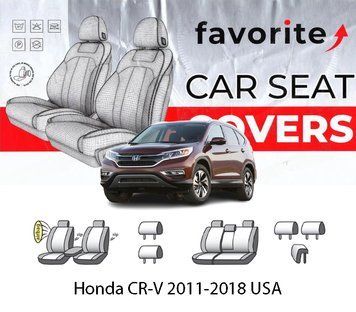Чохли модельні Honda CR-V 2011-2018 USA FAVHO06 фото