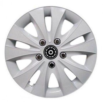 Ковпаки на колеса Jestic Storm Chrom White R15 108404.2 фото
