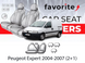 Чохли модельні Peugeot Expert 2004-2007 (2+1) FAVPE15 фото 1