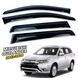 Дефлектори вікон Mitsubishi Outlander 2012-2020 накладні (DEFL) Q2 00-00014462 фото 1