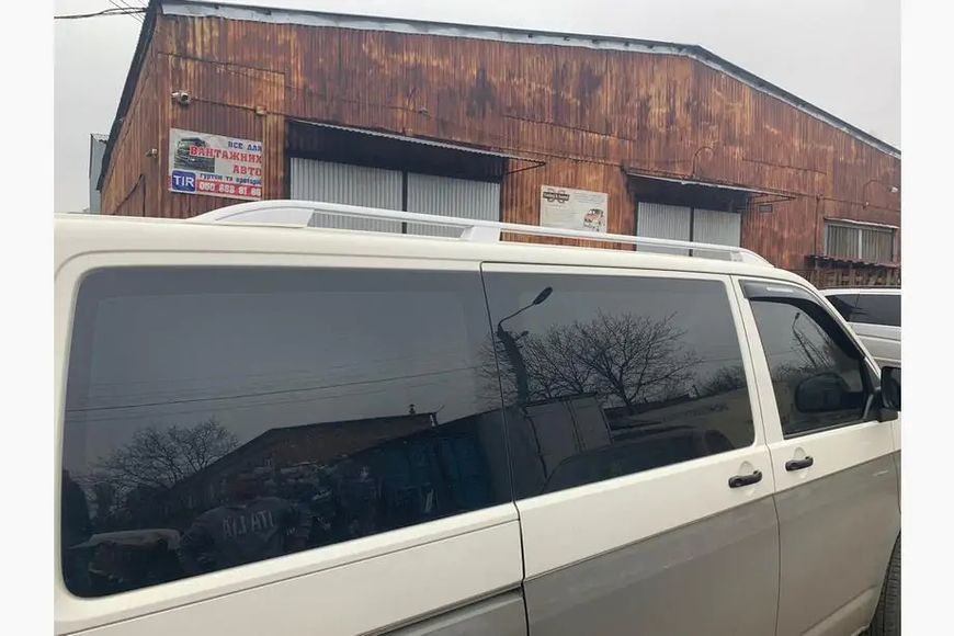 Рейлінги Skyport (білі) Довга база Volkswagen T5 Transporter 2003-2010 рр. skp369/3 фото