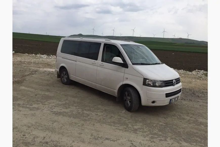 Рейлінги Skyport (білі) Довга база Volkswagen T5 Transporter 2003-2010 рр. skp369/3 фото