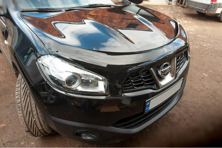 Дефлектор капоту Nissan Qashqai 2010-2013 30580610-010409-30010101 фото