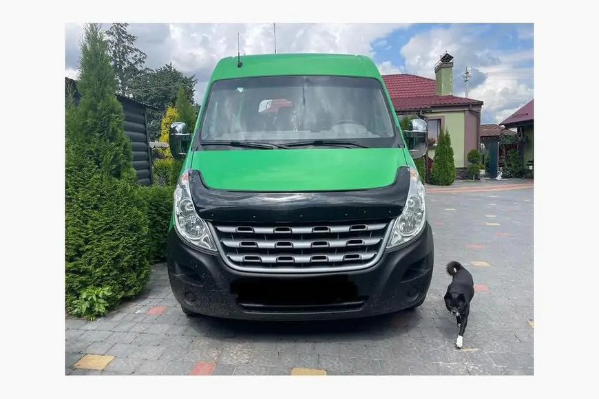 Дефлектор капоту Renault Master 2010-2014 30650710-010409-30010101 фото