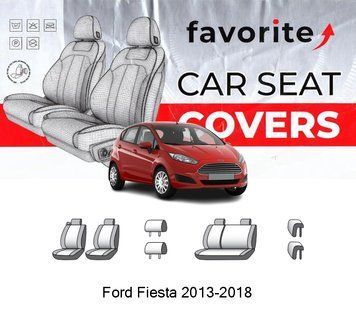 Чохли модельні Ford Fiesta MK7 2013-2018 (купе) FAVFO17 фото