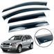 Дефлектор вікна для Volvo XC90 2003-2015 з нерж. хром полоскою 00-00014169 фото 1