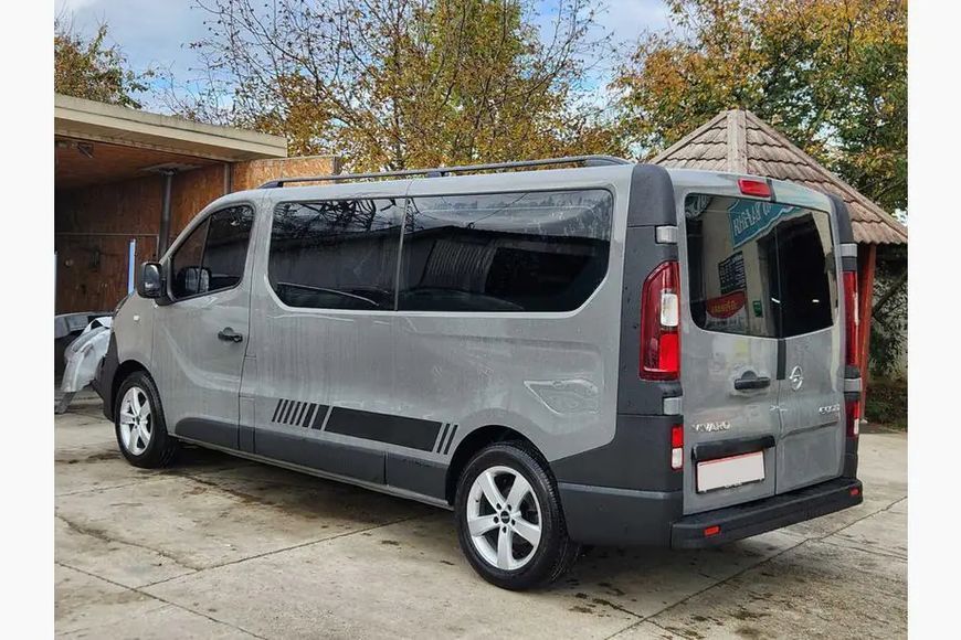 Рейлінги Skyport (чорні) Довга база Opel Vivaro 2015-2019 рр. skp552/4 фото