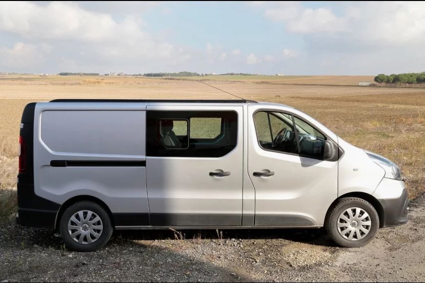 Інтегровані рейлінги (чорні) Коротка база Opel Vivaro 2015-2019 рр. dd74389/4 фото