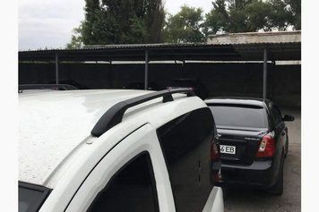 Рейлінги, колір Чорний Металеві ніжки Fiat Fiorino/Qubo met021/1 фото