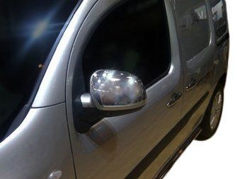 Mercedes Citan 2013-2021 Накладки на дзеркала (2 шт, нерж.) OmsaLine - Італійська нержавійка 6122113 фото