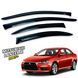 Дефлектори вікон Mitsubishi Lancer 10 2007+ накладні (DEFL) Q2 00-00014460 фото 1