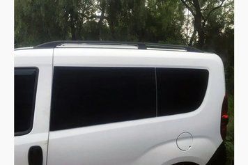 Рейлінги Чорні Коротка, Чавунні ніжки Opel Combo 2012-2018 рр. met012/2 фото