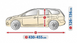 Чехол-тент на Suzuki SX4 Cross (L2 hatchback/kombi) 5-4316-241-2092/381 фото 2