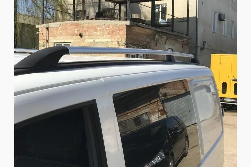 Рейлінги ХРОМ Пластикові ніжки Mercedes Vito W638 1996-2003 рр. hpc050/2 фото