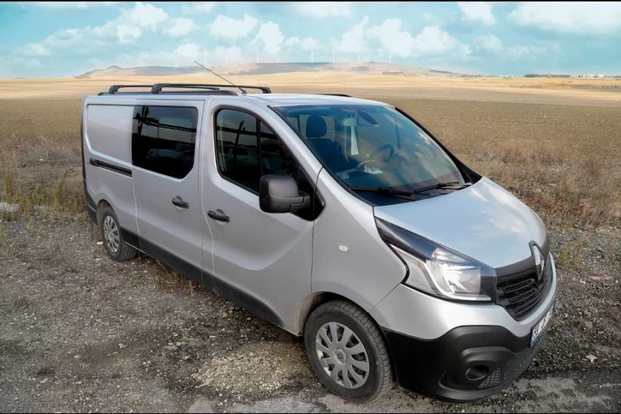 Інтегровані рейлінги (чорні) Коротка база Renault Trafic 2015- рр. dd74389/3 фото