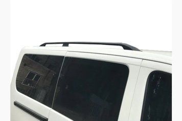 Рейлінги, Чорний колір Коротка база, Металеві ніжки Fiat Scudo 2007-2015 рр. met045/1 фото