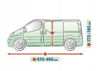Чехол-тент на Citroen Jumpy II 2007-2016 (L 480 VAN) 5-4153-248-3020/82 фото