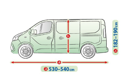 Чехол-тент на Toyota Proace (L 540 VAN) 5-4156-248-3020/282 фото