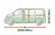 Чехол-тент на Volkswagen T5 (L 480 VAN) 5-4153-248-3020/32 фото 2