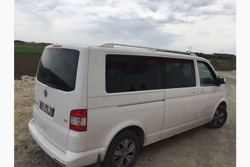 Рейлінги Skyport (білі) Довга база Volkswagen T6 skp369/2 фото