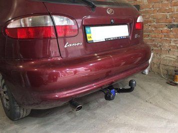 Фаркоп зйомний на Daewoo Lanos 1997-2013 хетчбек Д.5 Д.5 фото