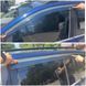 Дефлектор вікна для Volkswagen Touran 2003-2015 (довгі задні) з нерж. хром полоскою 00-00014148 фото 1