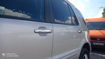 Mercedes ML W163 1998-2005 Накладки на ручки (4 шт) OmsaLine - Італійська нержавійка 4756041/1 фото
