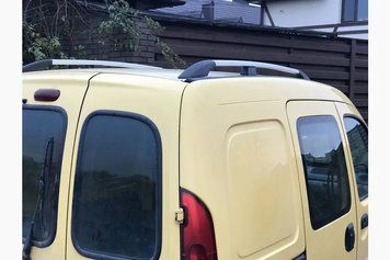 Рейлінги Хром Стандартна база, Чавунні ніжки Renault Kangoo 1998-2008 рр. met026/2 фото