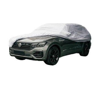 Тент автомобільний MILEX Polyester XL (сірий+зеркало+замок+сумка) 533х177х120 PJ-V30023 фото